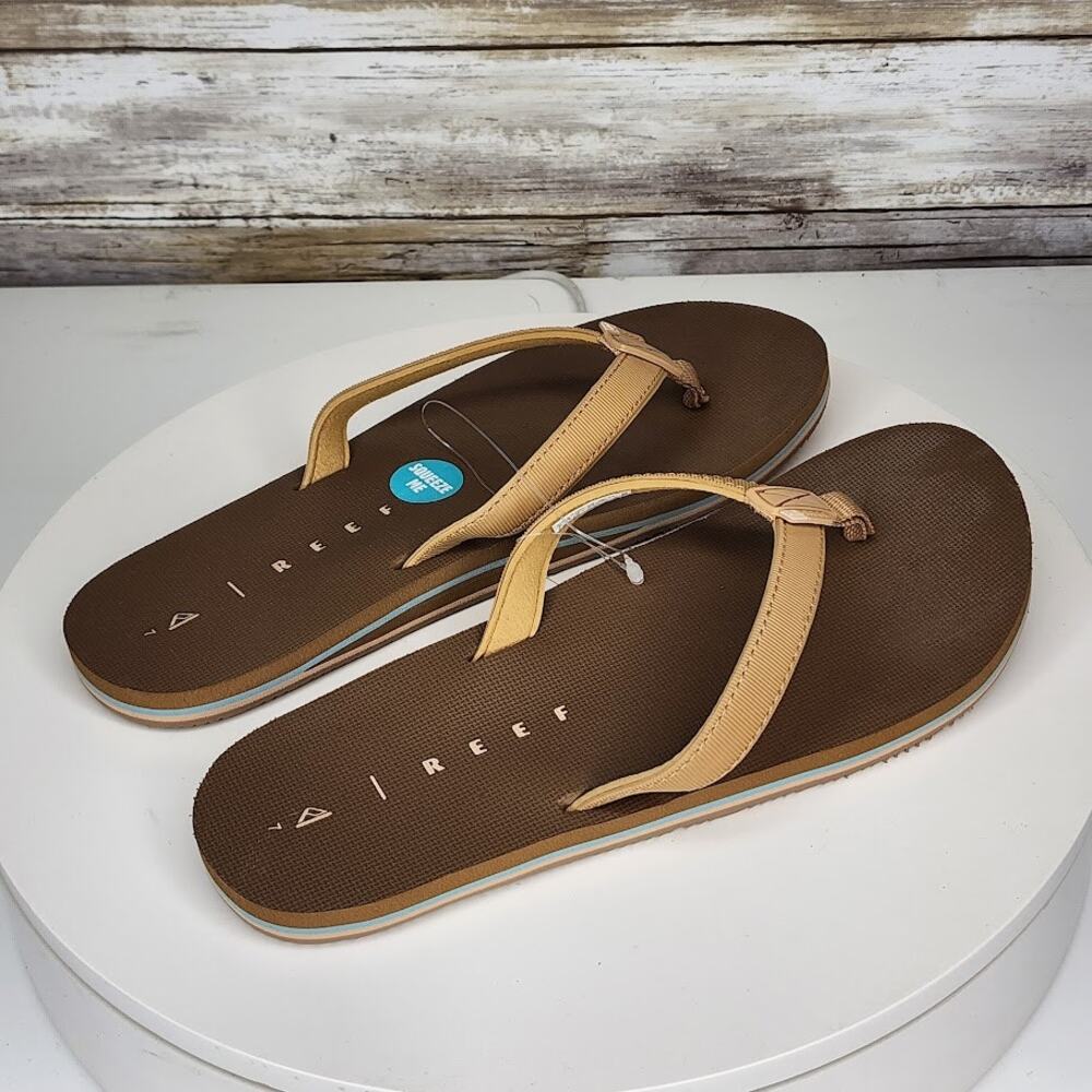 NEW - REEF Solana Women’s Beach Flip Flop Sandals Comfort Size 7 - Picture 2 of 4